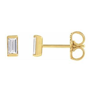14K Yellow Gold 1/4 CTW (SI2-SI3, G-I) Natural Diamond Stud Earrings